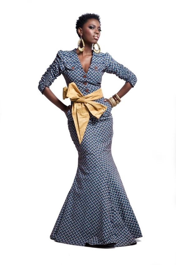 Lira African Print Dress
