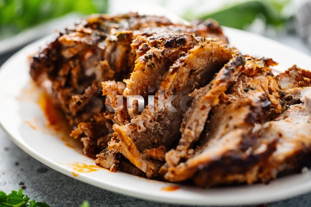 Baked Pork with Spices and Herbs
