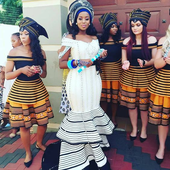 Beaded Xhosa Wedding Dress