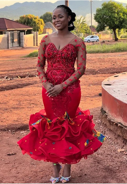 Beautiful TsongaTraditional Wedding Dress by Nim Couture