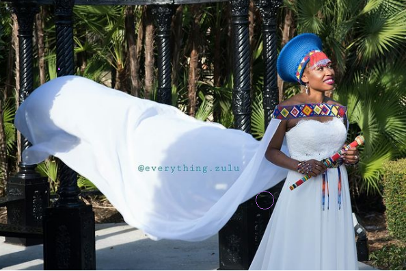 Beautiful Zulu Bridal Gown