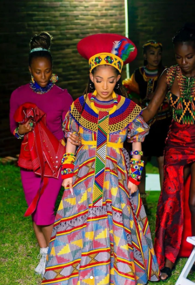 Beautiful Zulu Makoti Long Dress