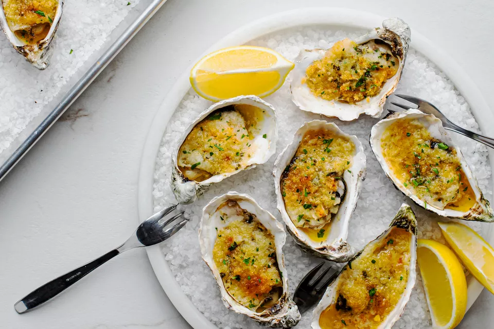 Butter and Herb oysters