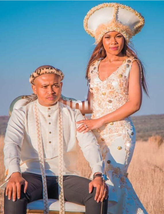 Cream Zulu Traditiona Wedding Dress