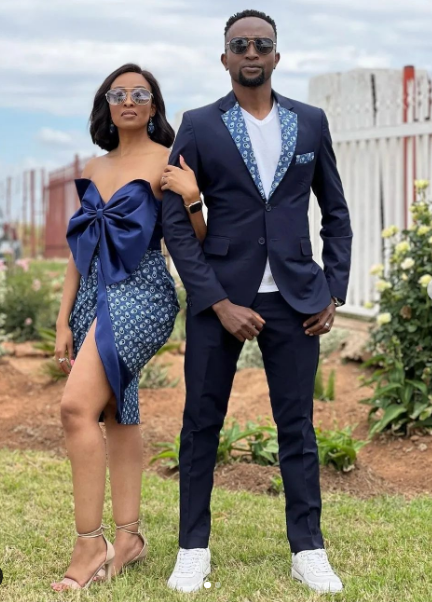 Designer Shweshwe Outfit for Couples
