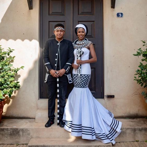 Royal Look Xhosa Couples Attire