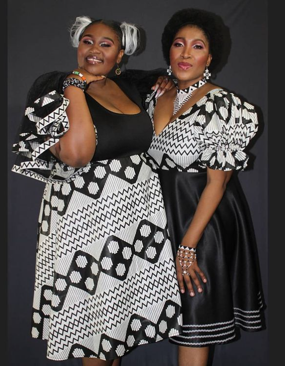 Xhosa Print Dresses Plus Size