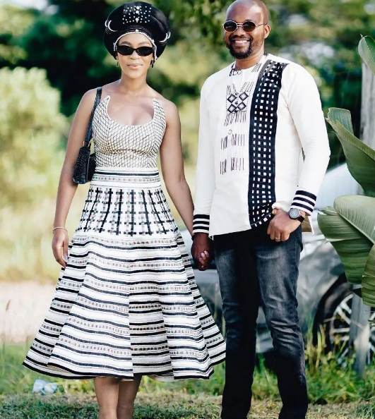 Xhosa Attire for couples with Doek
