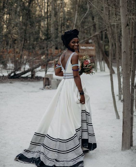 Xhosa Dress in Snow