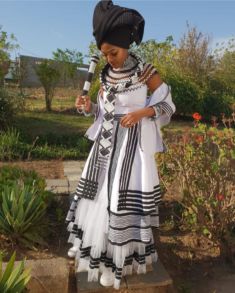 Xhosa Wedding Dress with Tulle