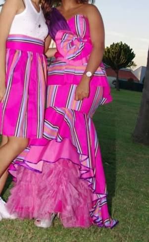Purple Venda Traditional Wedding Dress by Antherline couture
