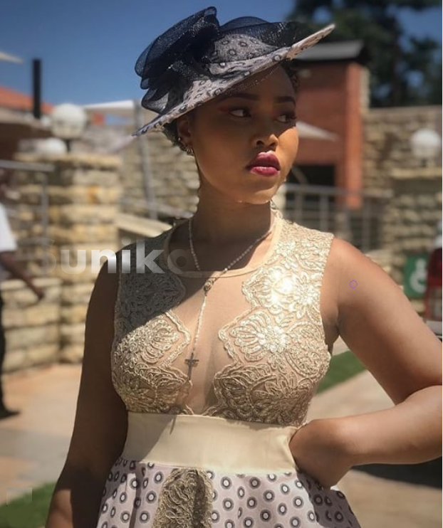 Cream Sotho Outfit with Matching Hat